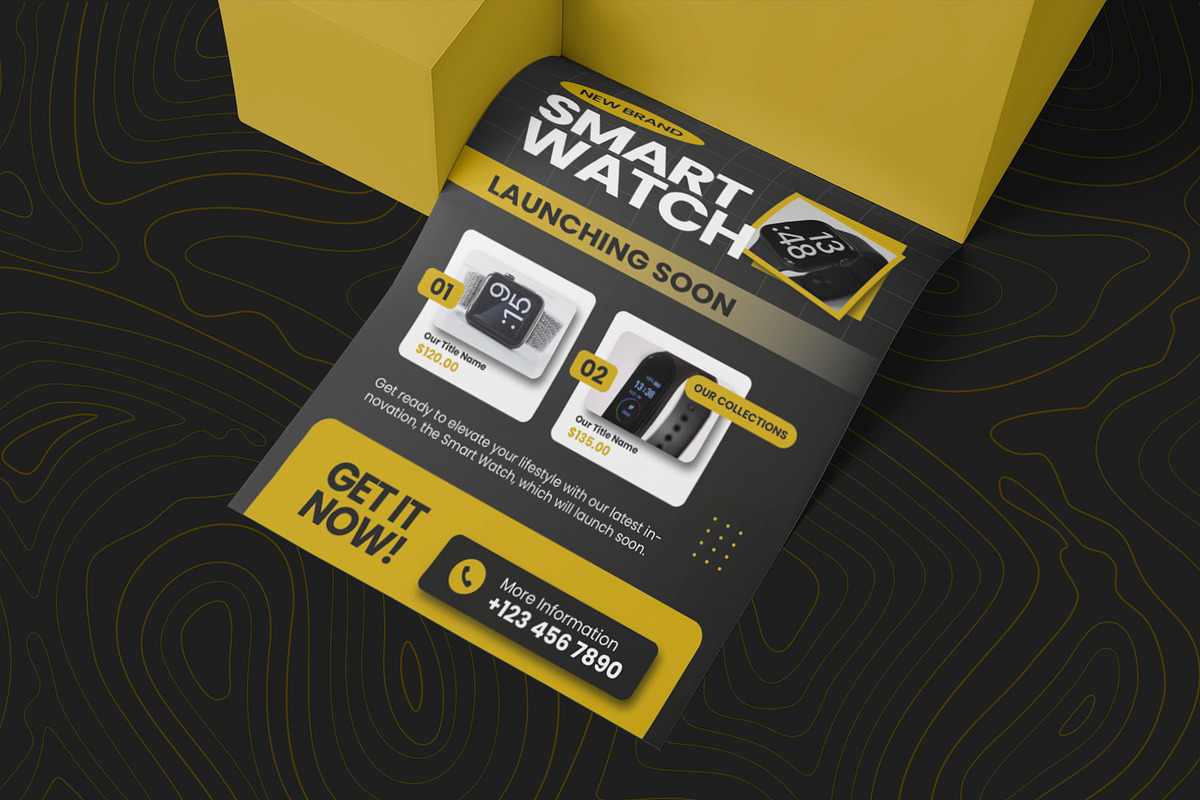 Bold Minimal - Flyer, a Flyer Template by Esensifiksi.studio (Photo 2 of 2)