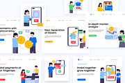 Online Payment Illustrations, a Background Graphic by Brickclay (Thumbnail 3 of 8)