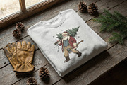 Vintage Santa Claus PNG, Christmas, an Illustration by SharpMarketplace (Thumbnail 2 of 3)