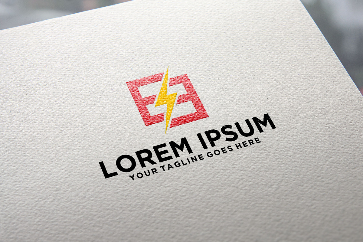 Energy Electric EE letter logo, a Branding & Logo Template by REDVY CREATIVE