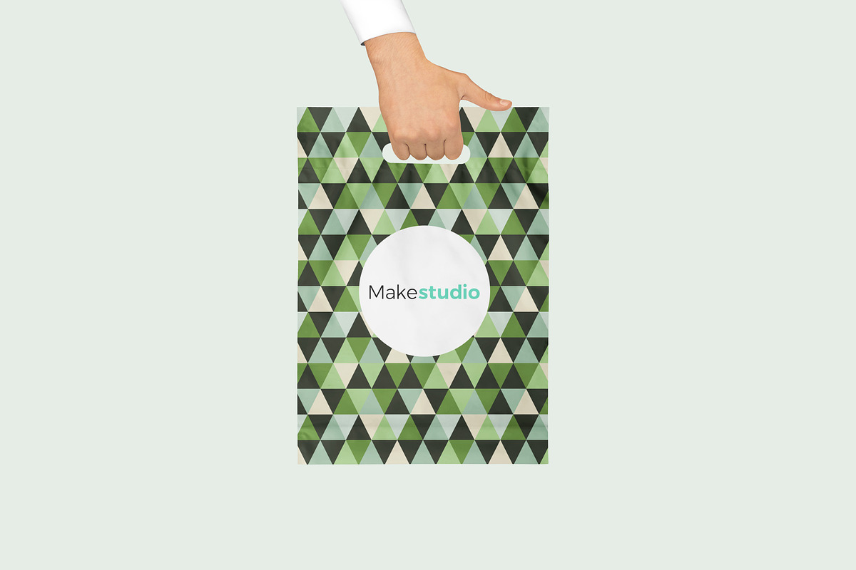 10 seamless triangle patterns vol 01, a Pattern Graphic by Makestudio (Photo 3 of 4)