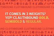Clauthbound — Gently-stressed sans, a Sans Serif Font by SimpleBits® (Thumbnail 6 of 8)