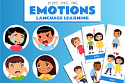 Educational Flashcards. Emotions, an Education Illustration by Valin Malin (Thumbnail 1 of 7)