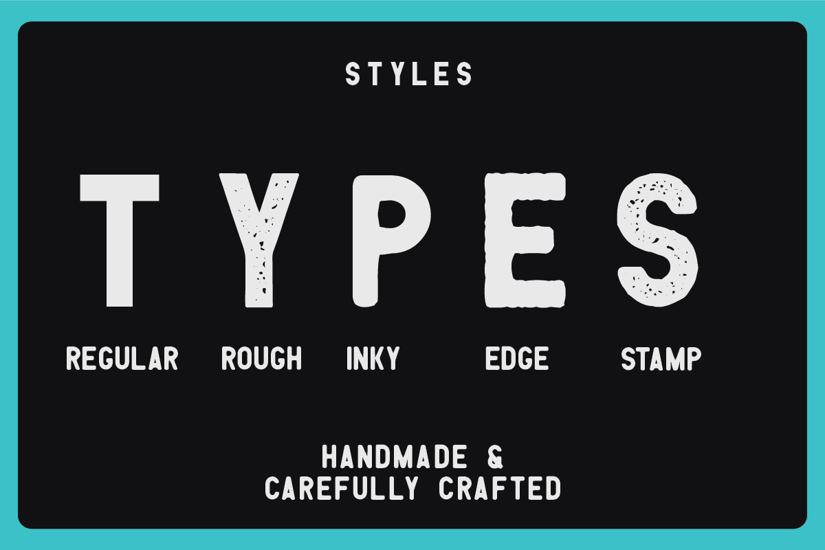 Blockers 5 Font Family preview 6