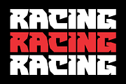 Konpe Speed - Racing Car Font, a Sans Serif Font by QR Design Studio (Thumbnail 5 of 12)