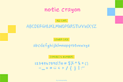 Notie Crayon Handwritten Font, a Handwritten Font by Summernotie (Thumbnail 6 of 6)