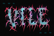 CS Scream – Black Metal Font, a Blackletter Font by Craft Supply Co. (Thumbnail 8 of 8)