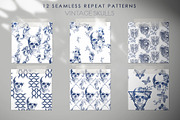 VINTAGE SKULLS, a Pattern Graphic by LanaDzi (Thumbnail 7 of 8)