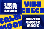 Retro Sans - Chunky Huskey, a Sans Serif Font by Novitype (Thumbnail 3 of 10)