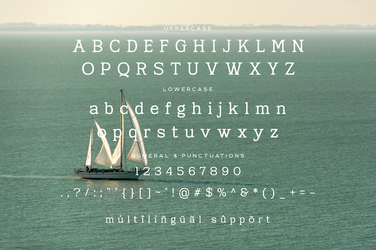 Marzena Display Font, a Slab Serif Font by Hishand Studio (Photo 8 of 10)