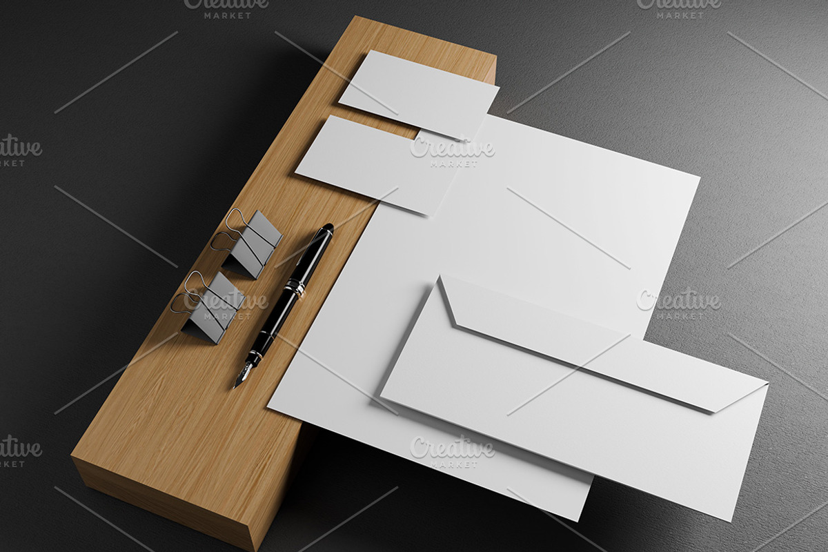 Stationery Branding Mockup, an Advertising Mockup by Artlogs (Photo 3 of 4)