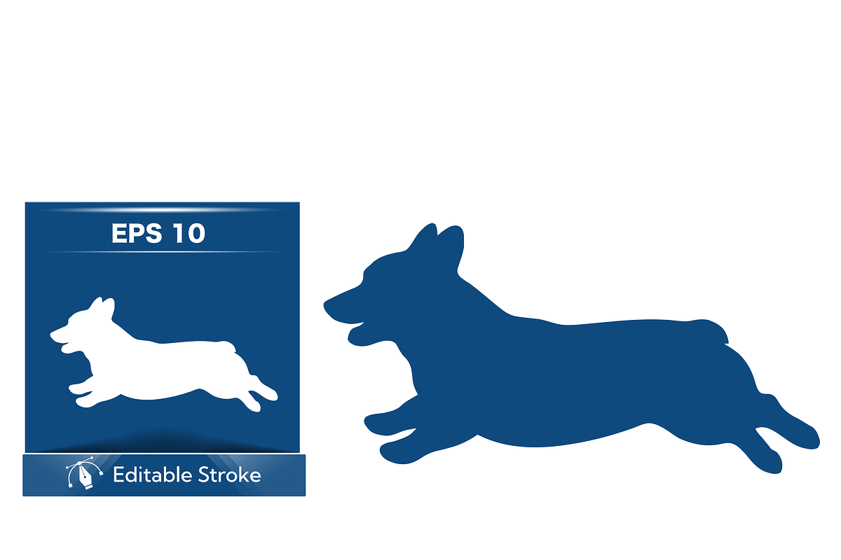Charming Corgi Vector Art, an Object Illustration by CarWrap design (Photo 2 of 3)