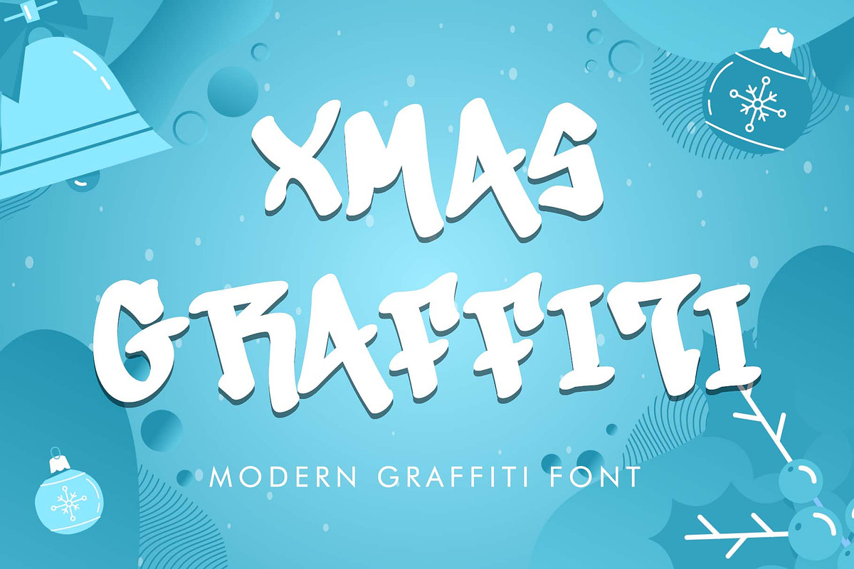 Xmas Graffiti, a Blackletter Font by Yoga Letter (Photo 1 of 5)