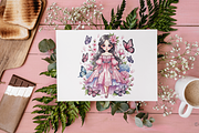 Spring Fashion Girl PNG Clipart., an Object Illustration by KennedyStudio (Thumbnail 5 of 5)