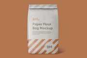 Paper Flour Bag Mockup, a Packaging Mockup by BlackMockup (Thumbnail 11 of 12)