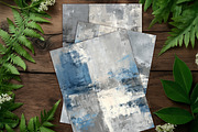 Blue Gray Abstract Digital Scrapbook, a Background Graphic by V Design Creator (Thumbnail 11 of 12)