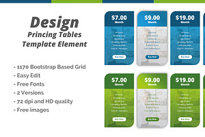 Pricing Tables Design