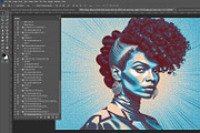 Retro Shader Effect Photoshop Action, an Action Add-On by MRI STUDIO (Thumbnail 6 of 13)