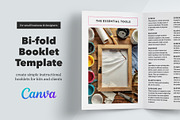 Bi-fold Booklet Canva Template, a Brochure Template by Dandymark (Thumbnail 1 of 11)