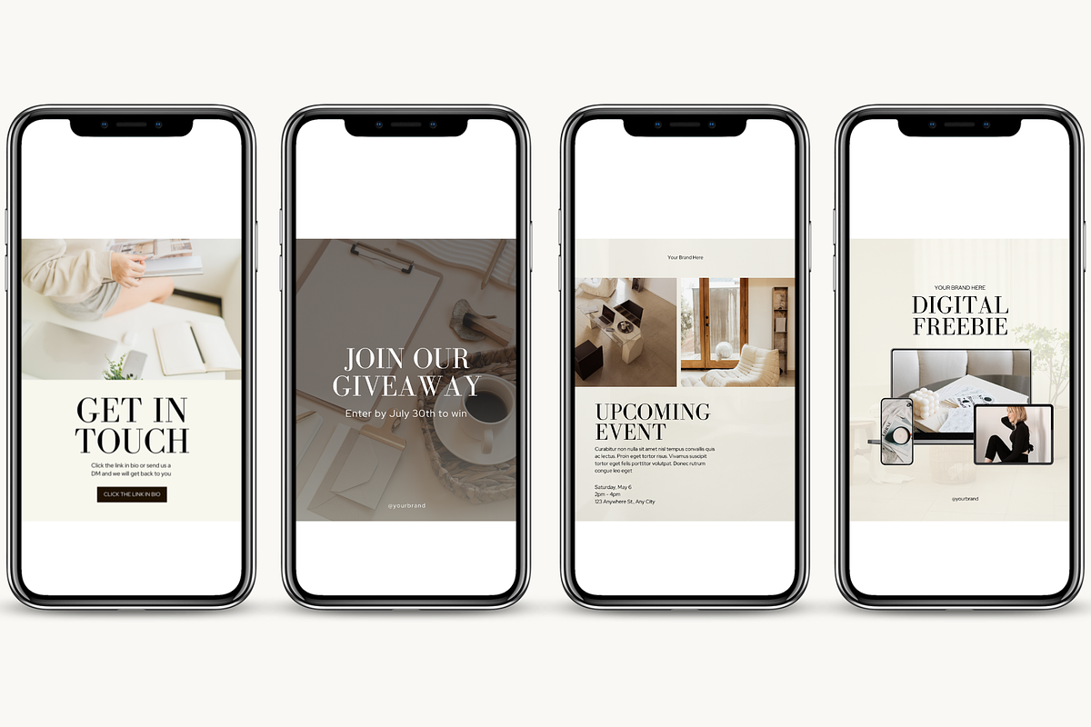 Modern Minimal Instagram Templates, a Social Media Template by So Swell Studio (Photo 4 of 5)