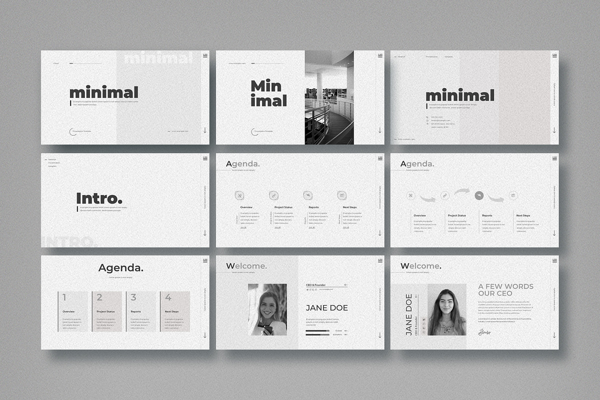Minimal Presentation Template, a Presentation Template by Studio Temply (Photo 14 of 28)