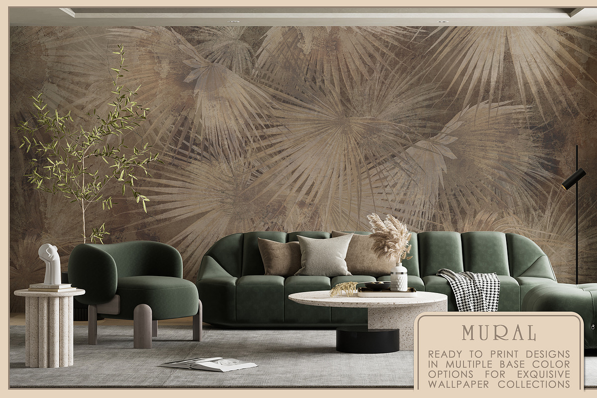 Fresco collection Leaves mural, a Wallpaper Graphic by Natalia0307 (Photo 11 of 16)