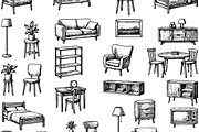 Modern Furniture Collection, an Object Graphic by RT Studio (Thumbnail 3 of 4)