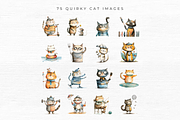 Quirky Cats Vol 2, an Animal Illustration by EllyandLima (Thumbnail 4 of 10)