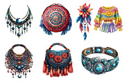 Watercolor Boho Fashion Clipart, an Illustration by Dream Creation (Thumbnail 6 of 6)