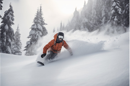winter sports enthusiast carving, a Sports & Recreation Photo by Sergey Kotenev