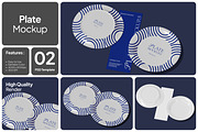 Plate Mockup, a Household Mockup by Unerispace (Thumbnail 1 of 4)