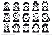 Avatar bundle, 160 vector icons, an Icon by Illustree (Thumbnail 2 of 12)