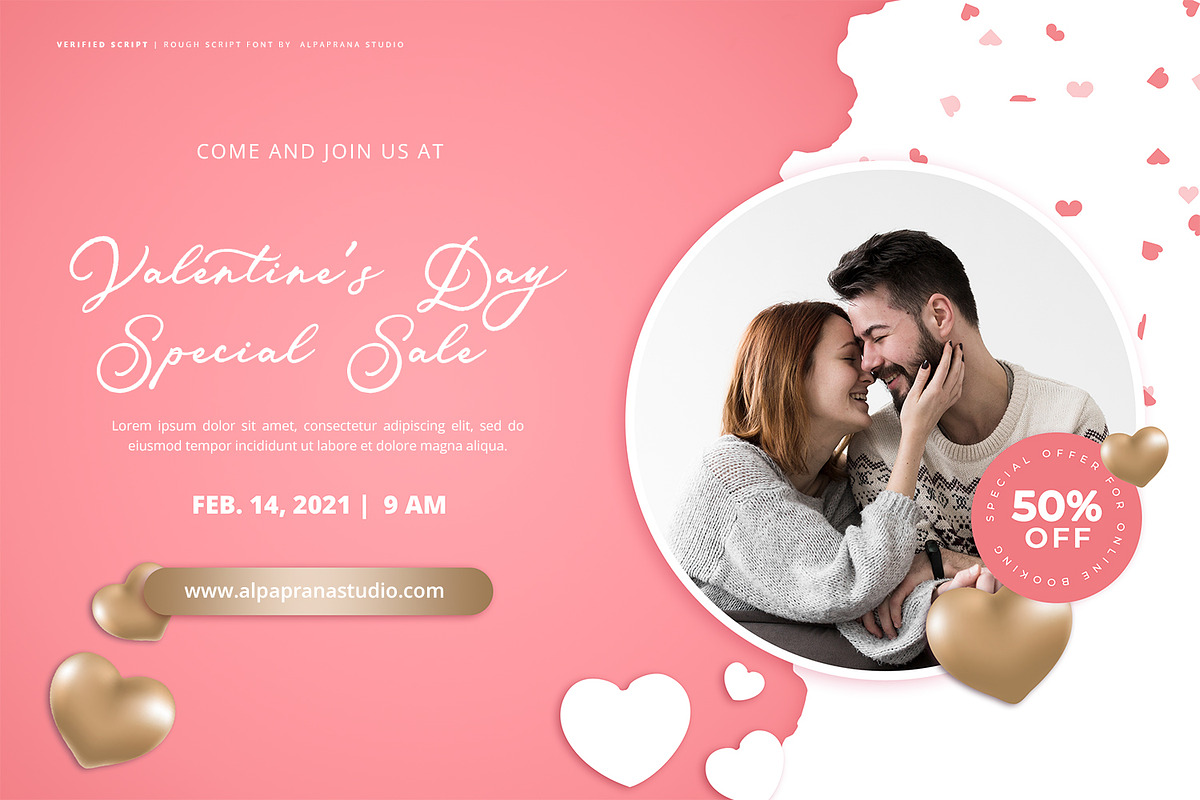 Verified Script - Rough Script Font, a Script Font by Alpaprana (Photo 8 of 16)