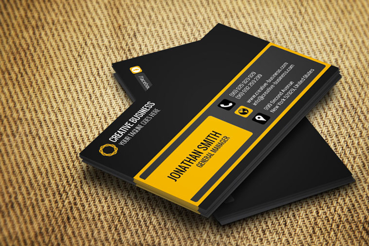 Modern Corporate Business Card CM012, a Business Card Template by annozio (Photo 3 of 3)