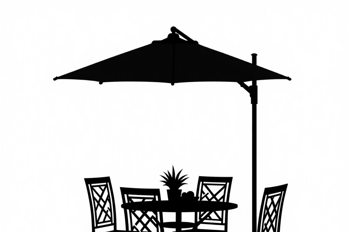 Table Umbrella Beach Silhouette, an Illustration by Amazin_art (Photo 6 of 13)