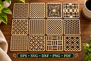 Square Coasters SVG Bundle, an Object Graphic by Libby Wishes (Thumbnail 3 of 3)