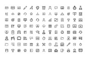 Education & E-Learning Line Icons, an Outline Icon by gstudiovect21 (Thumbnail 2 of 6)
