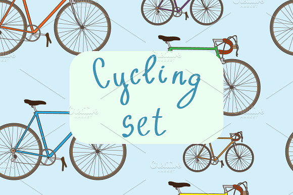 Vector cycling set preview 6