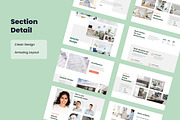 Real Estate Website Design Template, a Wireframe Template by INSPR STD (Thumbnail 2 of 6)