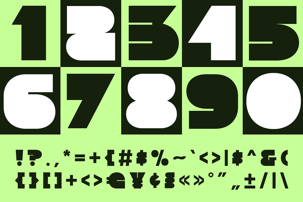 Nobu - Bold Block Display Logo Font, a Sans Serif Font by Pekotype (Photo 4 of 15)