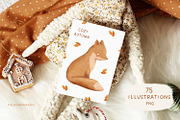 Cozy Autumn - baby clipart & pattern, a Decorative Illustration by polikarpovaart (Thumbnail 15 of 17)