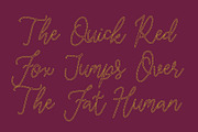 Gilkey Dashed, a Script Font by Craft Supply Co. (Thumbnail 7 of 8)