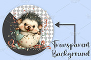 Whimsical Easter Animals Clipart PNG, an Illustration by Canvas Craft (Thumbnail 2 of 7)