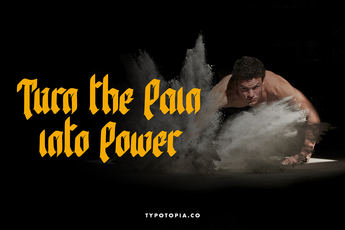 Bewear Creepy Font, a Sans Serif Font by edukka (Photo 3 of 6)