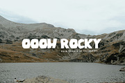 Rocky Rubble v2 Hand drawn font, a Sans Serif Font by Supersimbo © (Thumbnail 4 of 7)