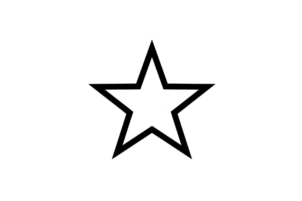 Minimal Black Star Icon Bundle, an Icon by musafir_fashion (Photo 2 of 10)