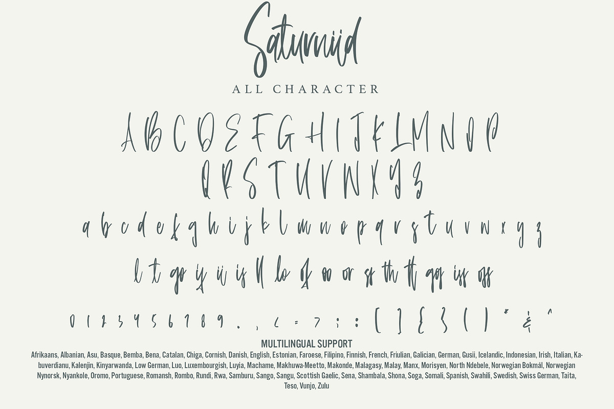 Saturniid - Beautiful Handwritten, a Handwritten Font by Arendxstudio (Photo 7 of 7)