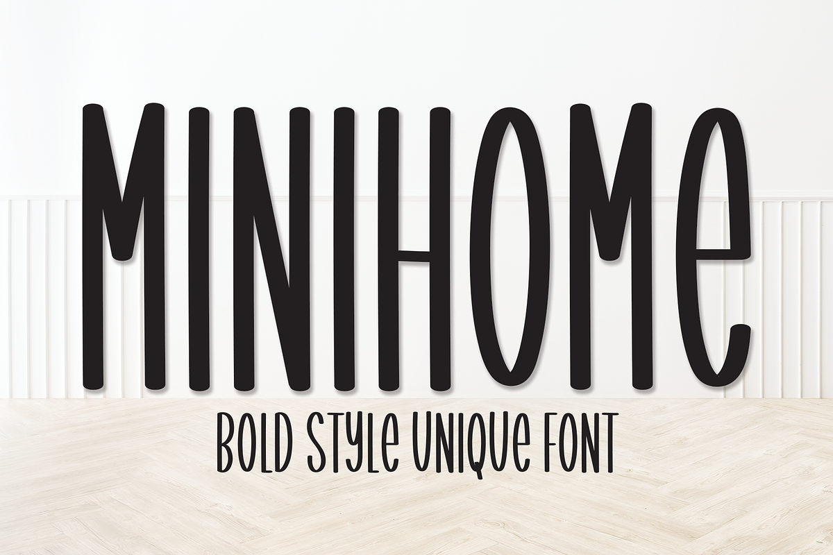 Minihome | Script Font, a Script Font by Scratchones (Photo 1 of 8)