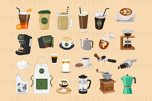 Coffee Clipart - Swiitery