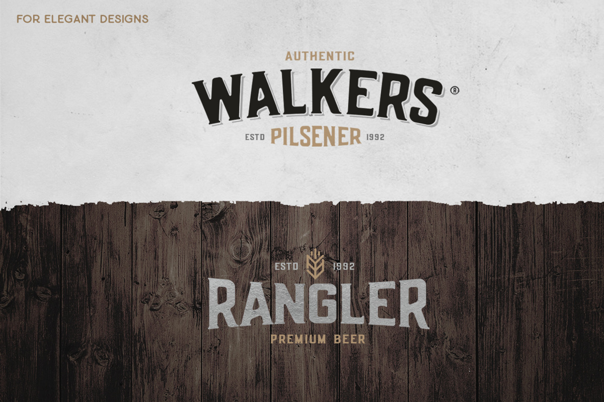 Old Scotch Typeface - 7 Styles preview 5